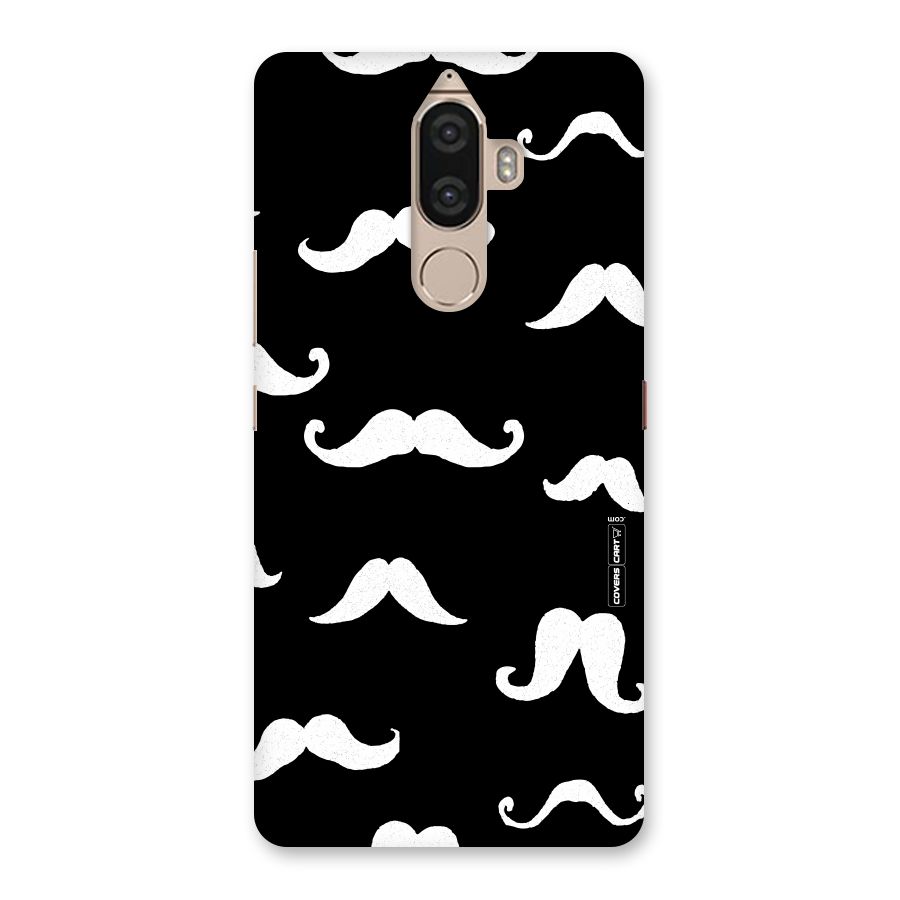 Moustache Pattern (White) Back Case for Lenovo K8 Note