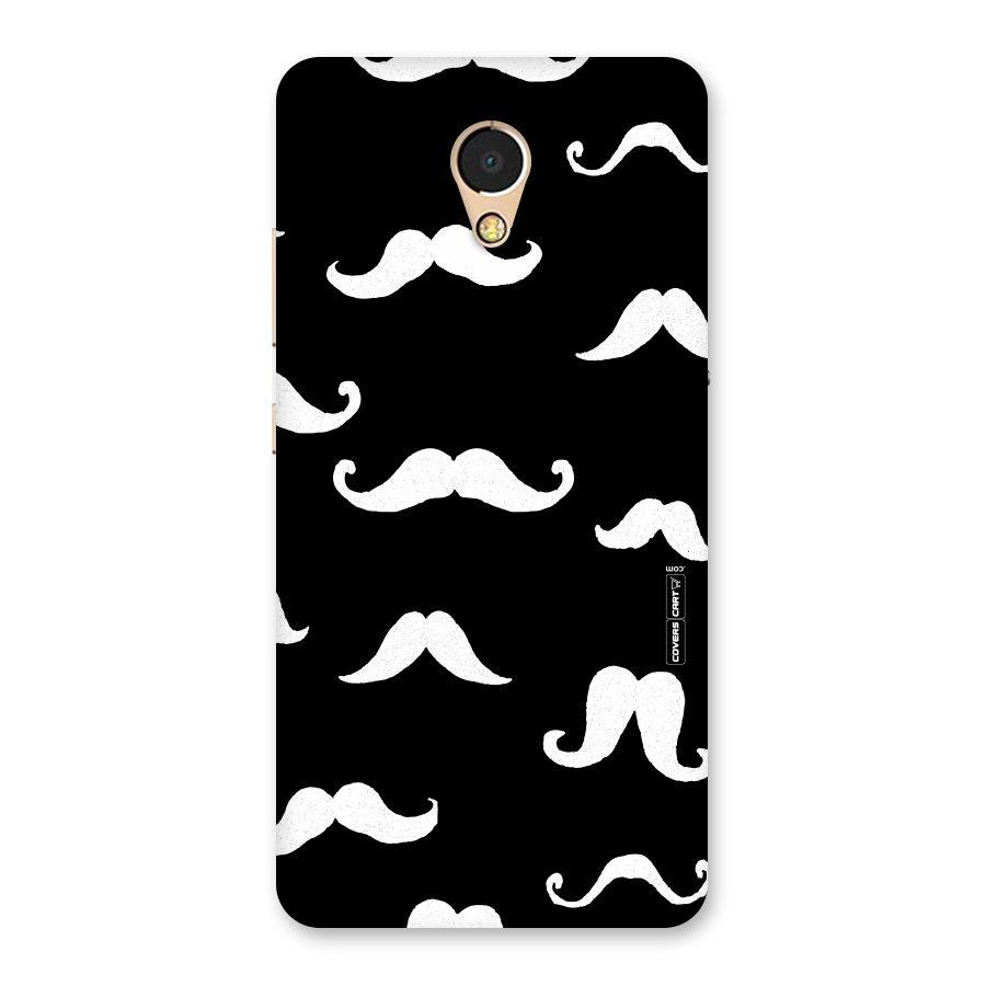 Moustache Pattern (White) Back Case for Lenovo P2