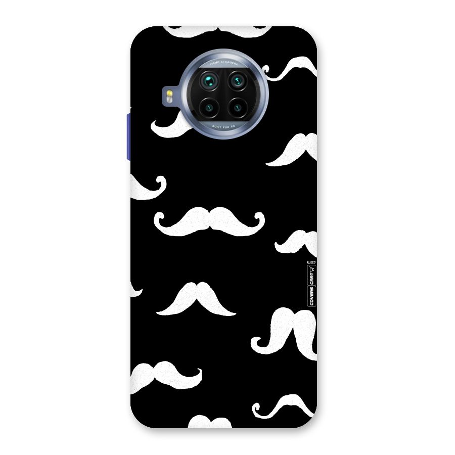 Moustache Pattern (White) Back Case for Mi 10i