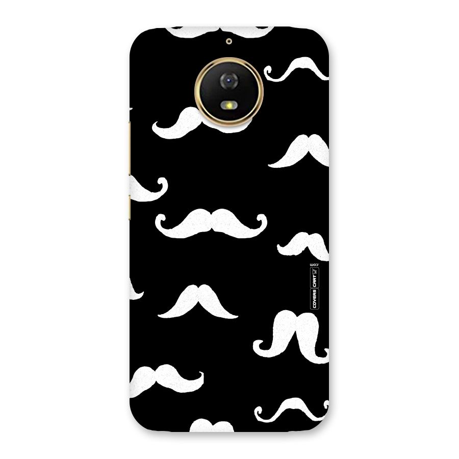 Moustache Pattern (White) Back Case for Moto G5s
