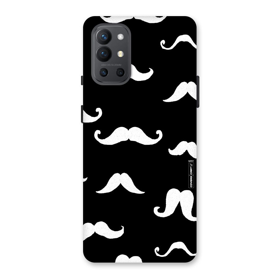 Moustache Pattern (White) Back Case for OnePlus 9R