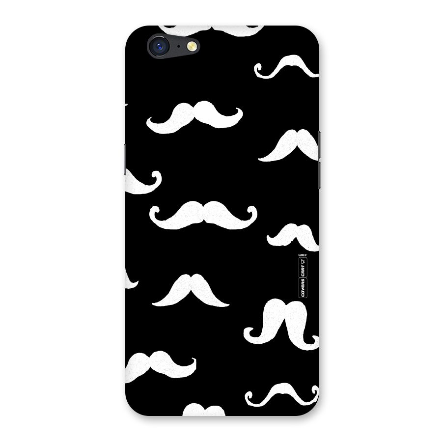 Moustache Pattern (White) Back Case for Oppo A71