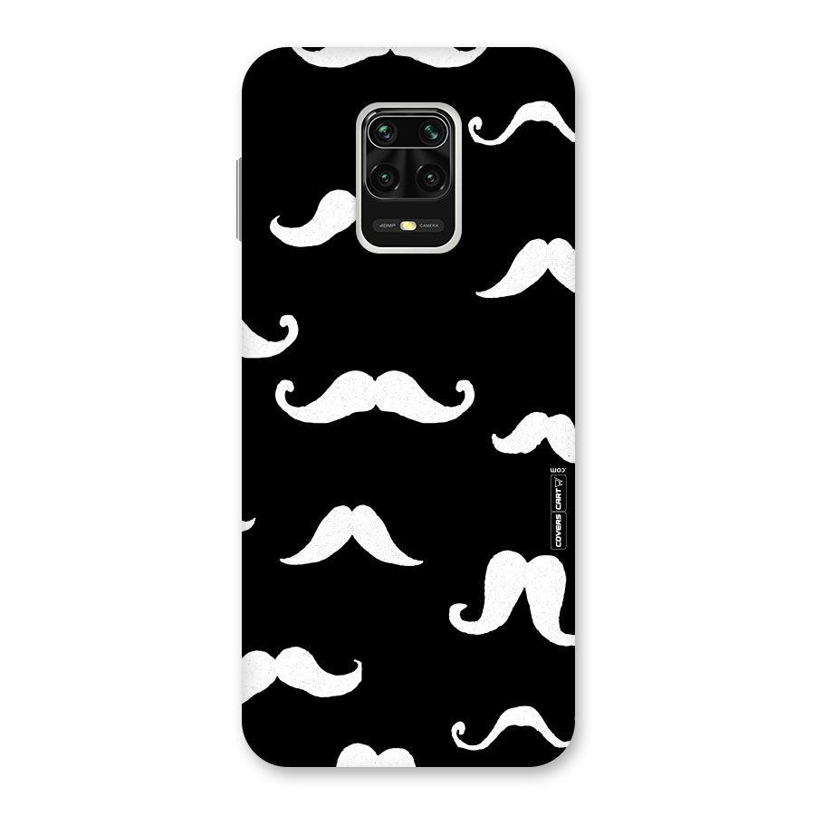 Moustache Pattern (White) Back Case for Poco M2 Pro