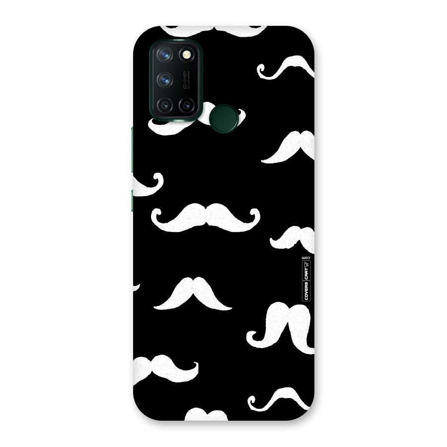 Moustache Pattern (White) Back Case for Realme 7i
