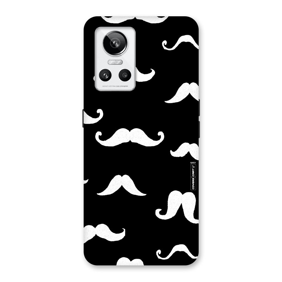 Moustache Pattern (White) Back Case for Realme GT Neo 3