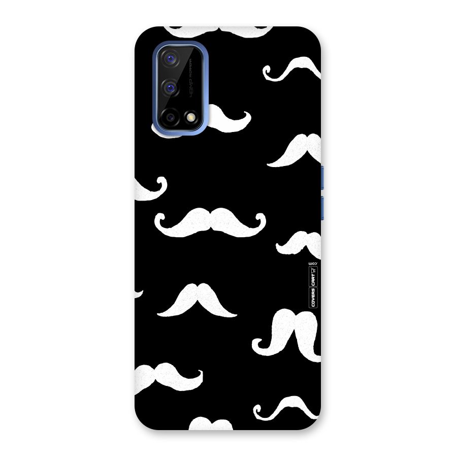 Moustache Pattern (White) Back Case for Realme Narzo 30 Pro