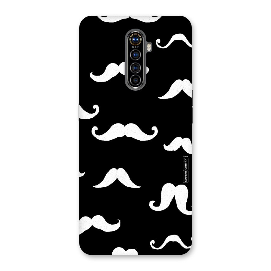 Moustache Pattern (White) Back Case for Realme X2 Pro