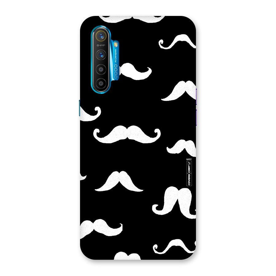 Moustache Pattern (White) Back Case for Realme XT