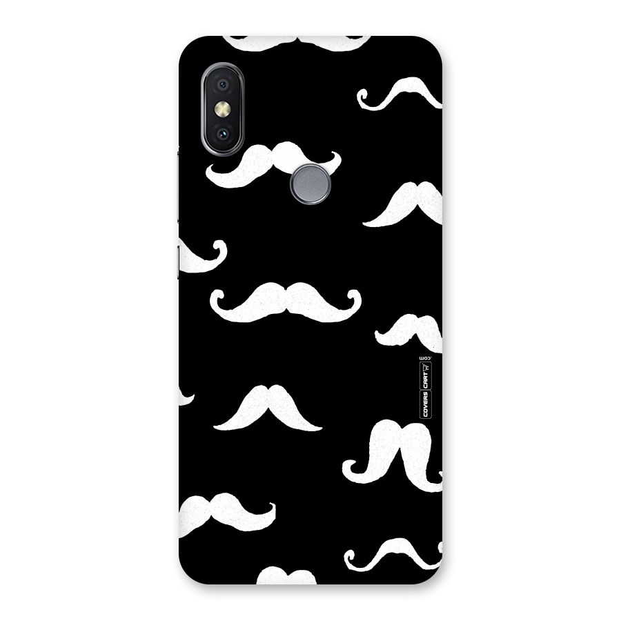 Moustache Pattern (White) Back Case for Redmi Y2