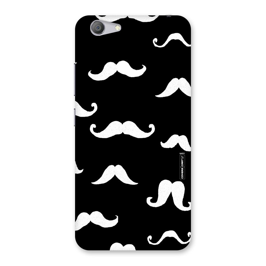 Moustache Pattern (White) Back Case for Vivo Y53
