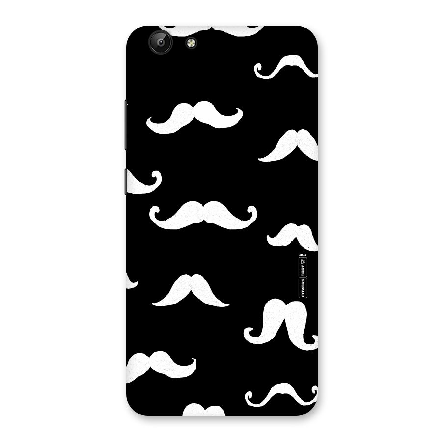 Moustache Pattern (White) Back Case for Vivo Y69