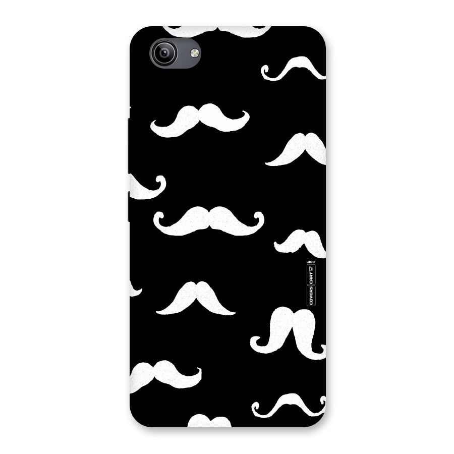 Moustache Pattern (White) Back Case for Vivo Y81i