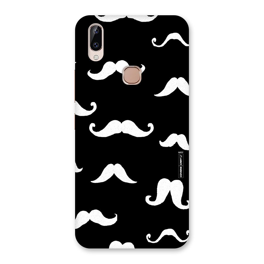 Moustache Pattern (White) Back Case for Vivo Y83 Pro