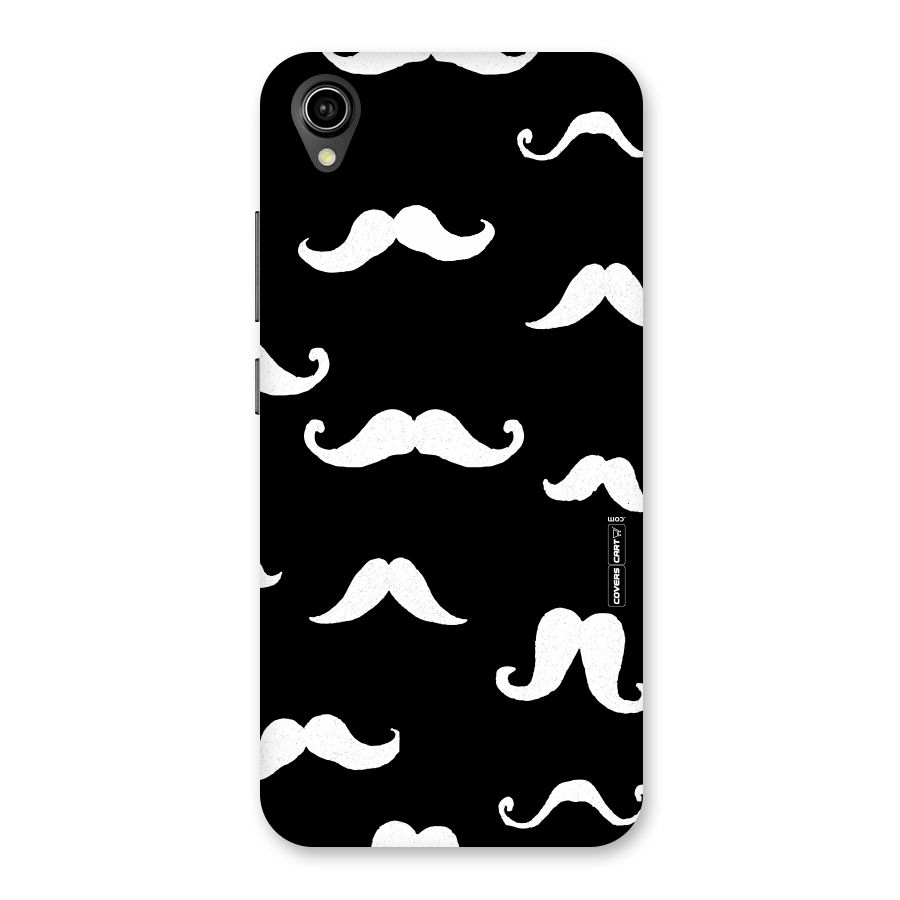 Moustache Pattern (White) Back Case for Vivo Y90