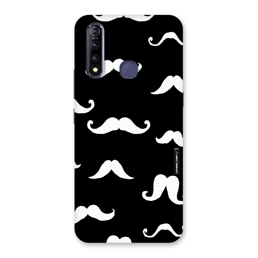 Moustache Pattern (White) Back Case for Vivo Z1 Pro