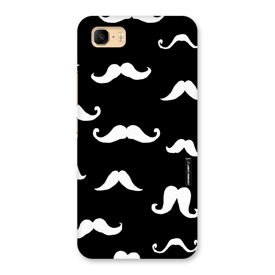 Moustache Pattern (White) Back Case for Zenfone 3s Max