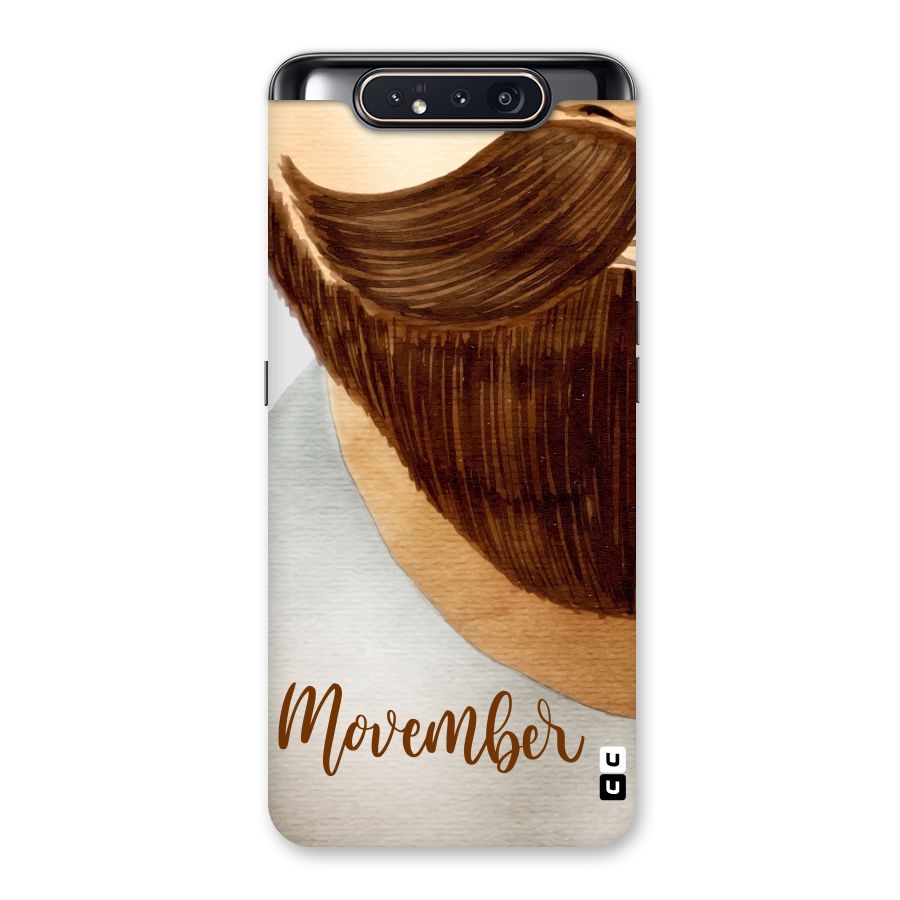 Movember Moustache Back Case for Galaxy A80