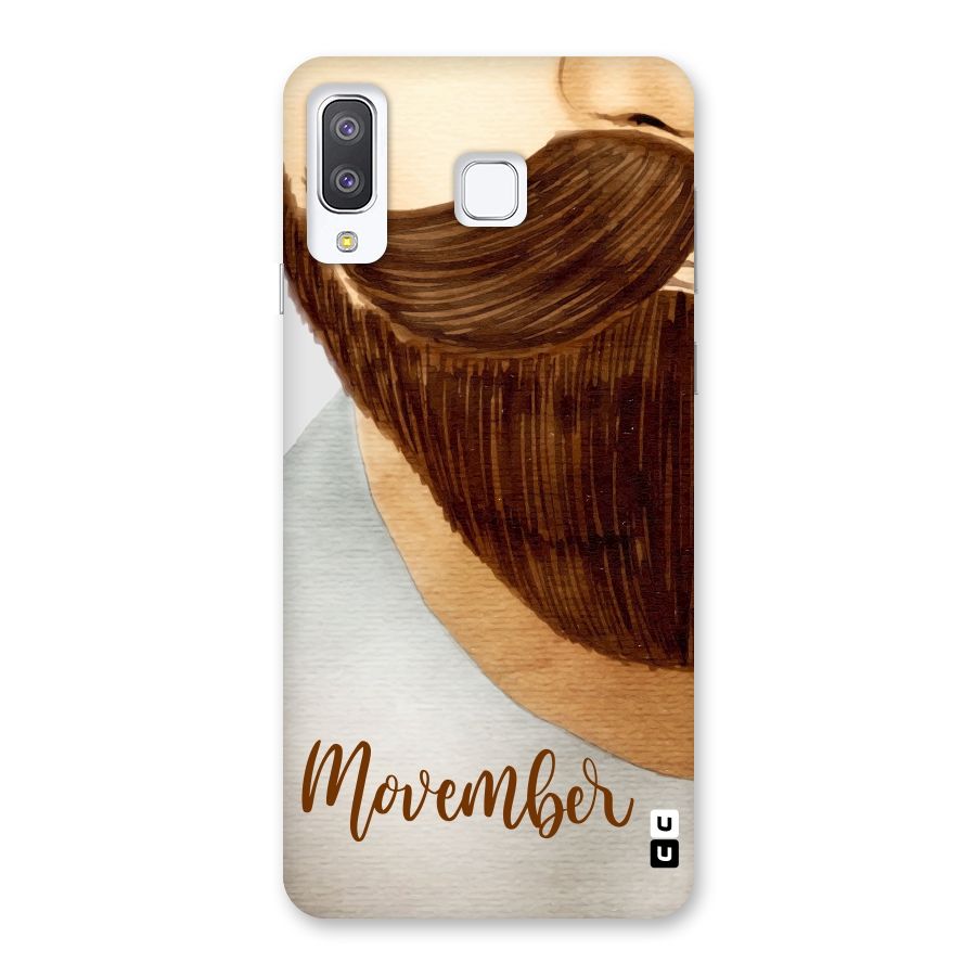 Movember Moustache Back Case for Galaxy A8 Star