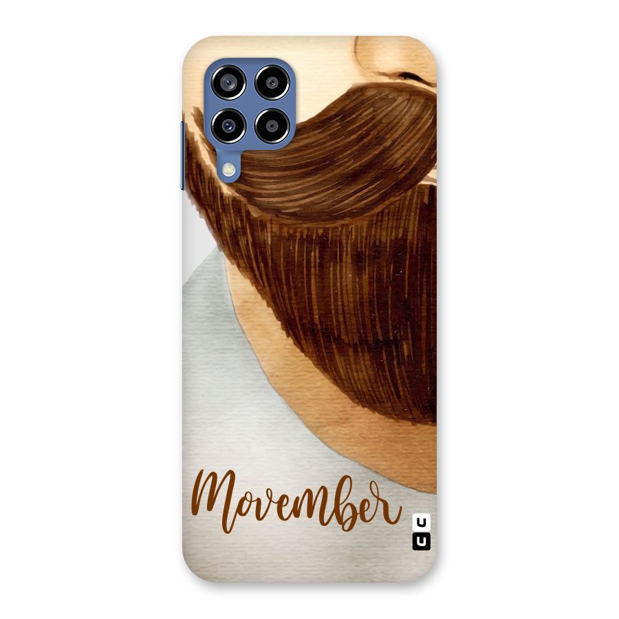 Movember Moustache Back Case for Galaxy M53 5G