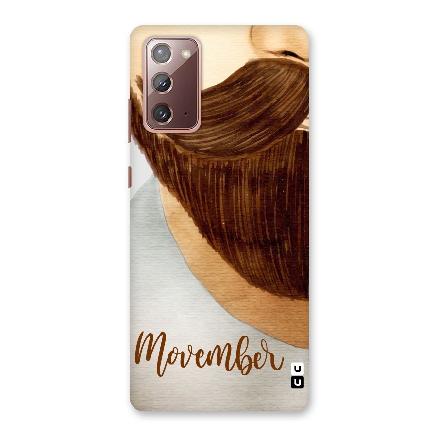 Movember Moustache Back Case for Galaxy Note 20