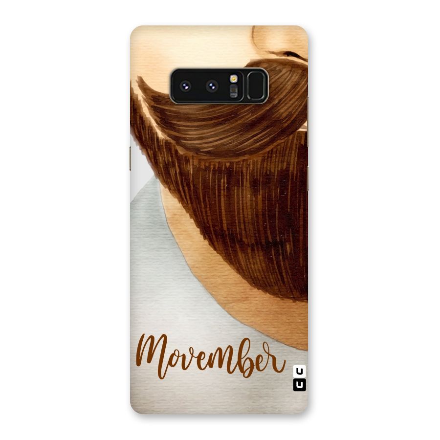 Movember Moustache Back Case for Galaxy Note 8