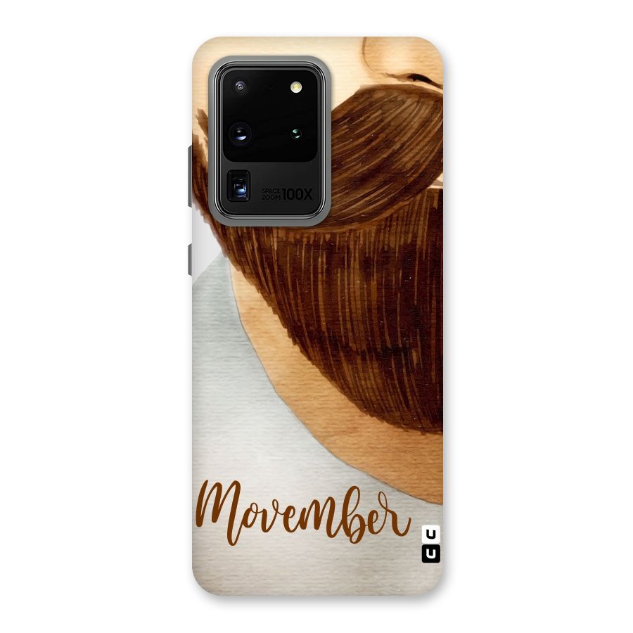 Movember Moustache Back Case for Galaxy S20 Ultra