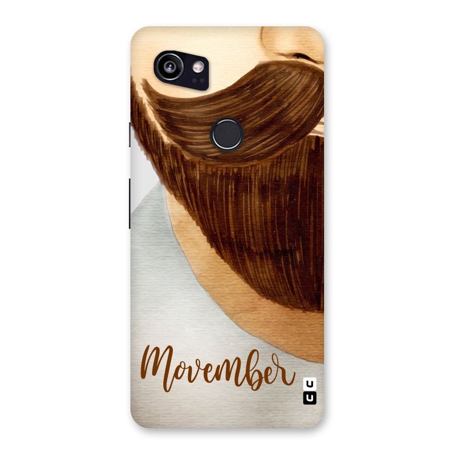 Movember Moustache Back Case for Google Pixel 2 XL