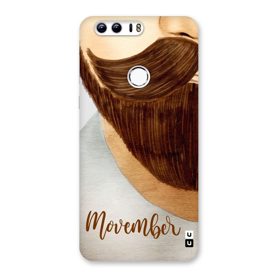 Movember Moustache Back Case for Honor 8