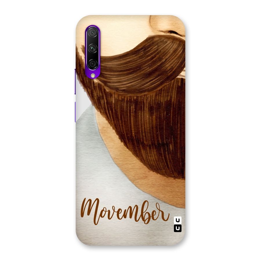 Movember Moustache Back Case for Honor 9X Pro