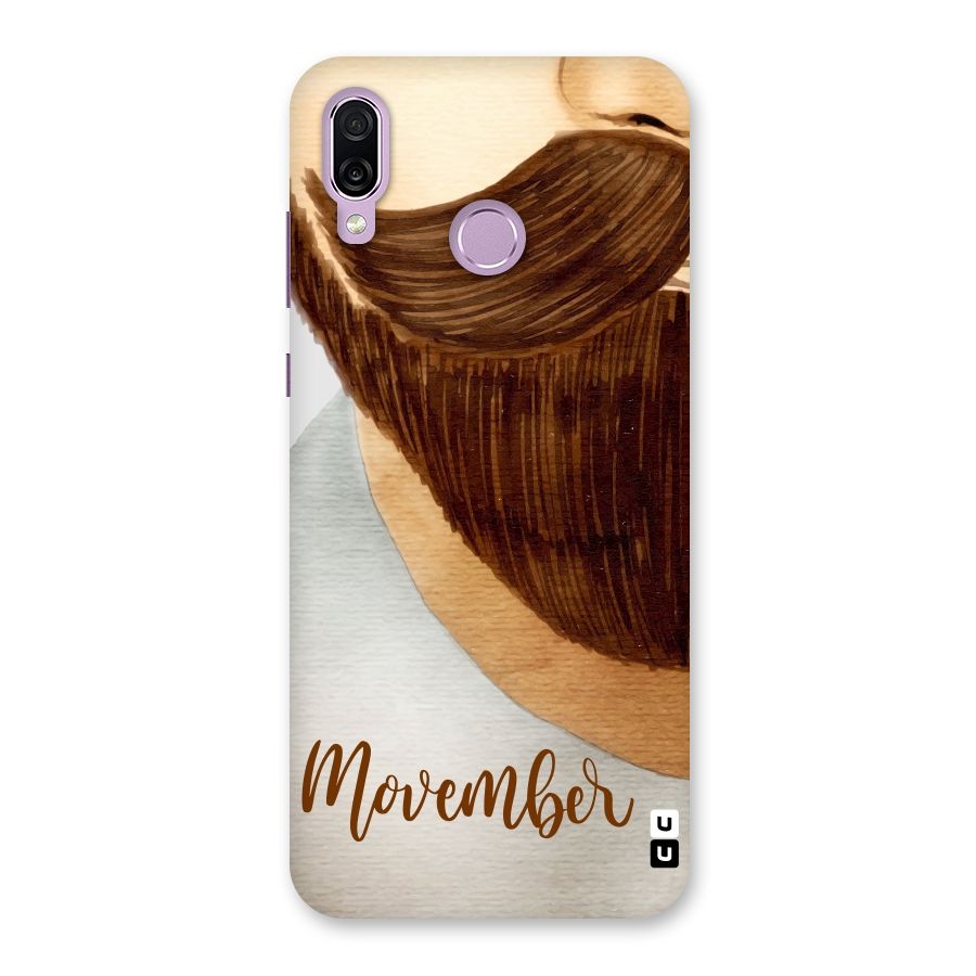 Movember Moustache Back Case for Honor Play
