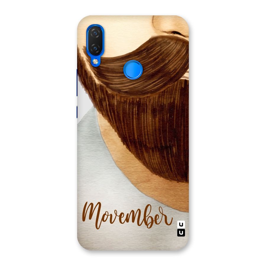 Movember Moustache Back Case for Huawei P Smart+