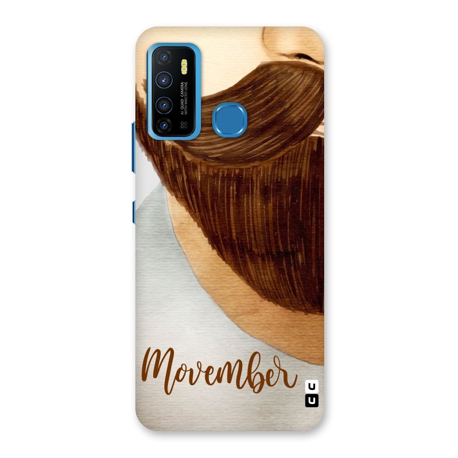 Movember Moustache Back Case for Infinix Hot 9