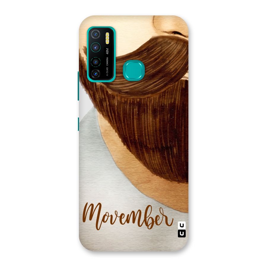 Movember Moustache Back Case for Infinix Hot 9 Pro