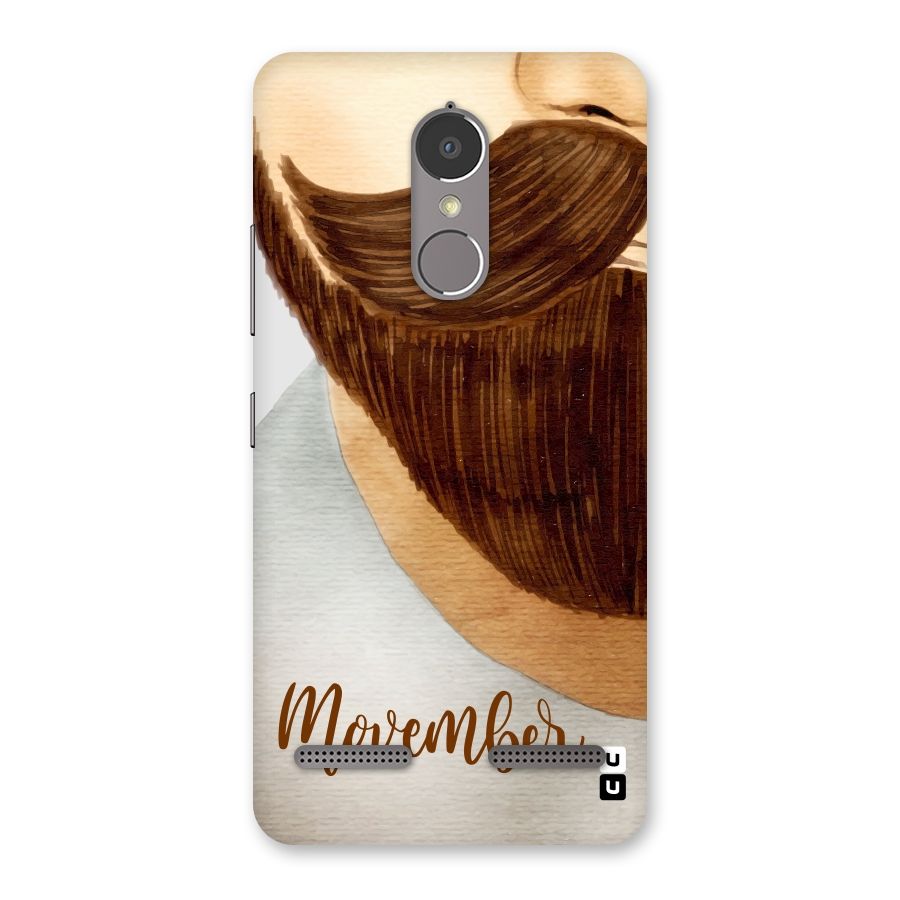 Movember Moustache Back Case for Lenovo K6 Power