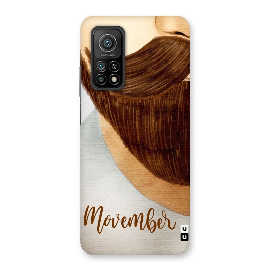 Movember Moustache Back Case for Mi 10T 5G