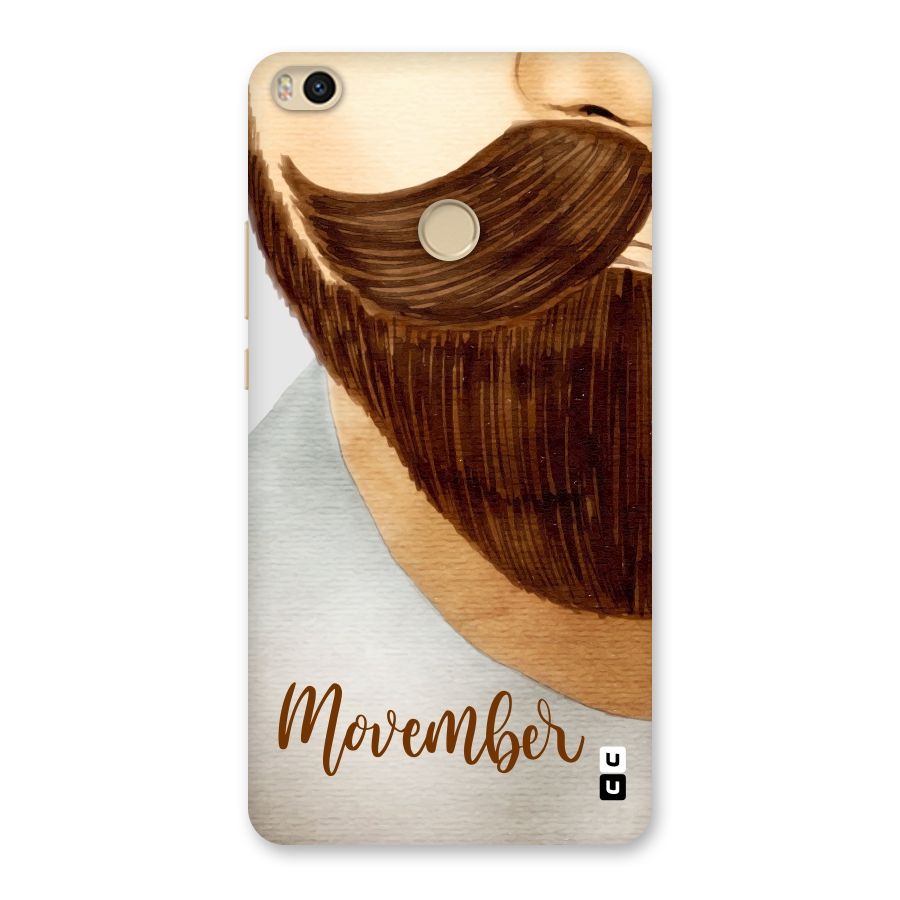 Movember Moustache Back Case for Mi Max 2