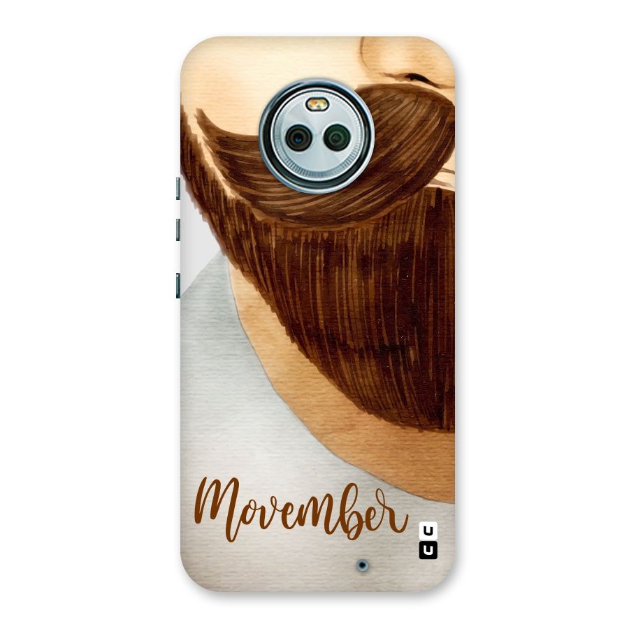 Movember Moustache Back Case for Moto X4