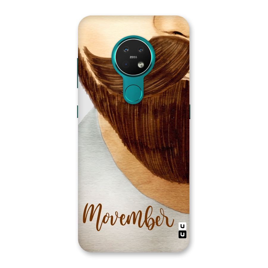 Movember Moustache Back Case for Nokia 7.2