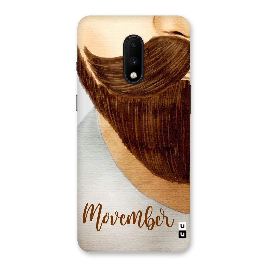 Movember Moustache Back Case for OnePlus 7