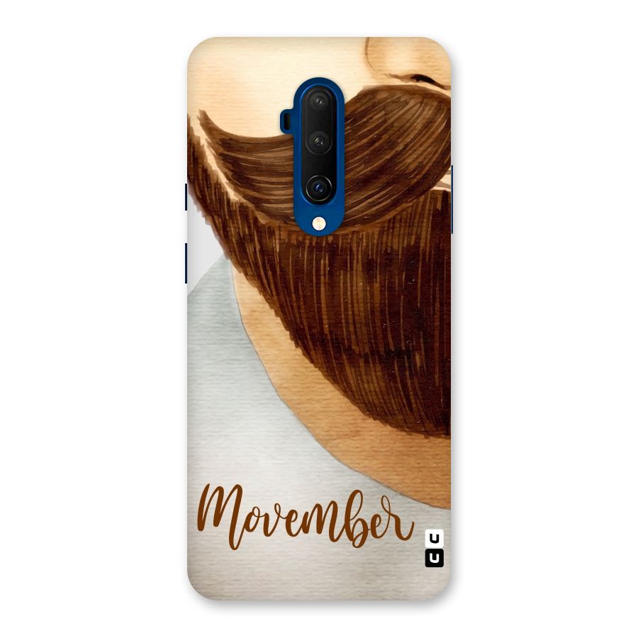Movember Moustache Back Case for OnePlus 7T Pro