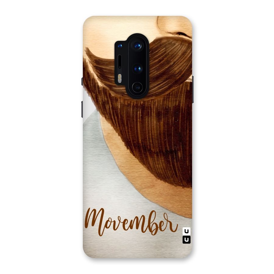 Movember Moustache Back Case for OnePlus 8 Pro