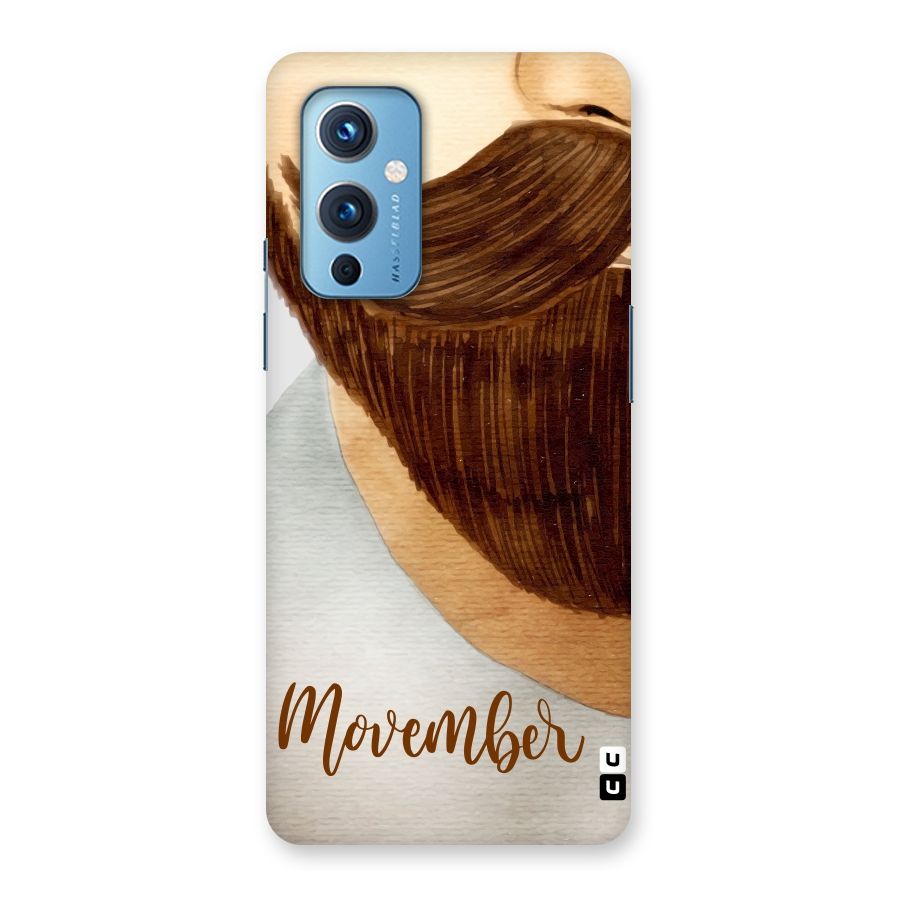 Movember Moustache Back Case for OnePlus 9