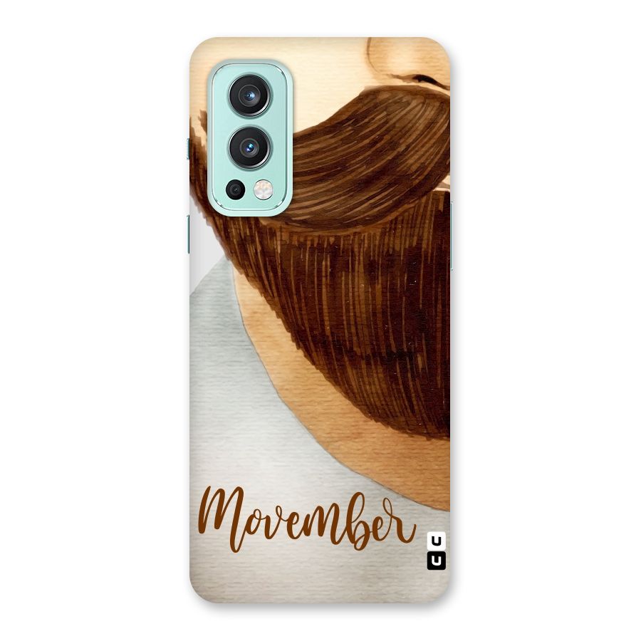 Movember Moustache Back Case for OnePlus Nord 2 5G