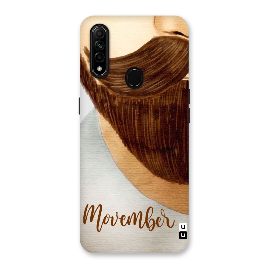 Movember Moustache Back Case for Oppo A31
