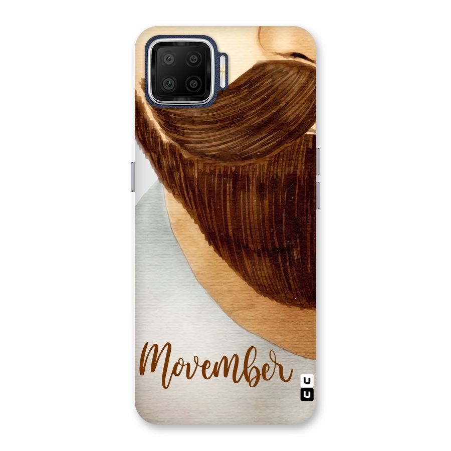 Movember Moustache Back Case for Oppo F17