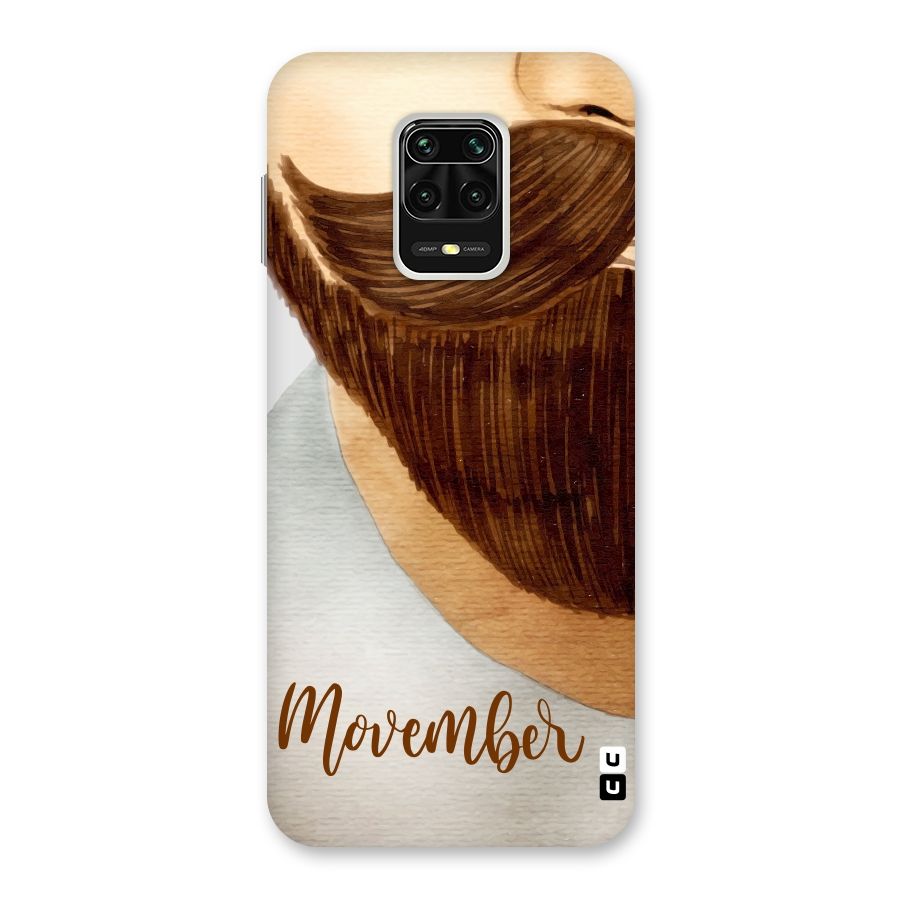 Movember Moustache Back Case for Poco M2 Pro