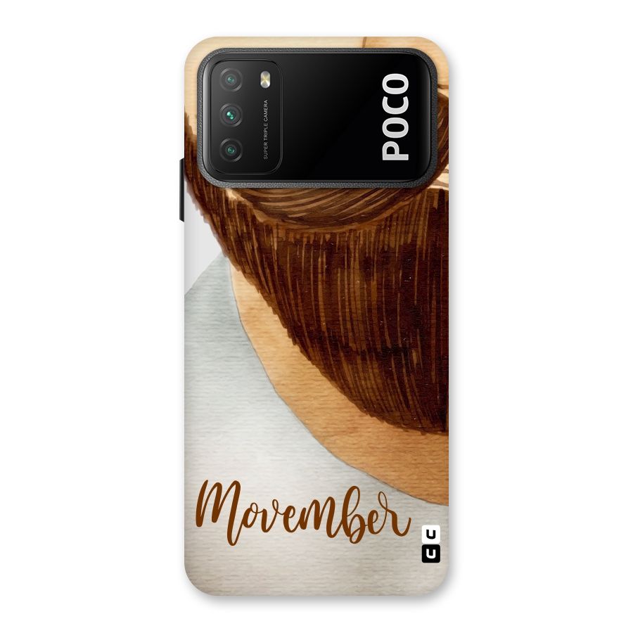 Movember Moustache Back Case for Poco M3