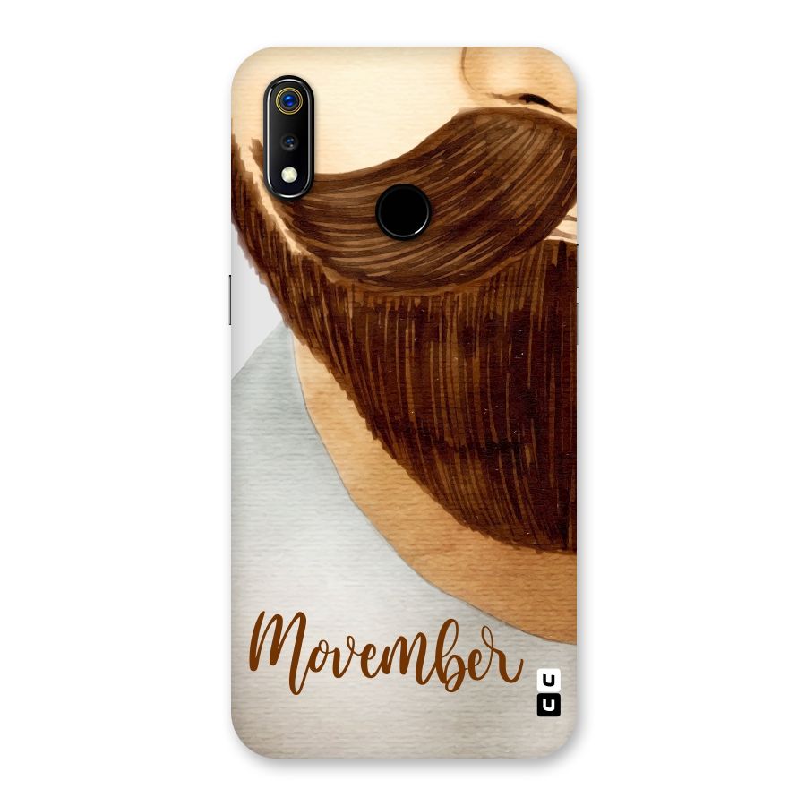 Movember Moustache Back Case for Realme 3