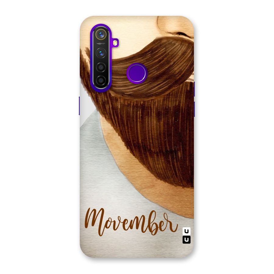Movember Moustache Back Case for Realme 5 Pro