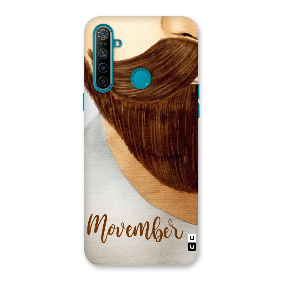Movember Moustache Back Case for Realme 5i